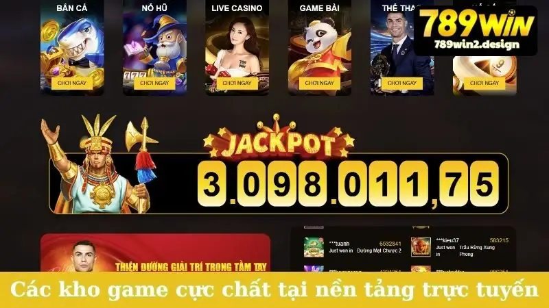 Các kho game cực chất tại nền tảng trực tuyến
